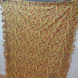 French Fries Heavy Handmade 100% Fleece Blanket (#4) 48" X 61"